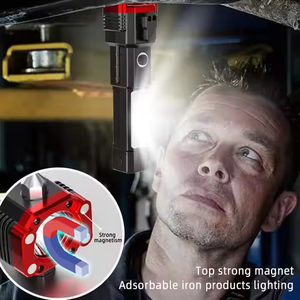 Đa Chức Năng Có Thể Sạc Lại Xe An Toàn Đèn Pin Nhôm Hợp Kim Mạnh Mẽ Nam Châm Sốc Thiết Bị USB Khẩn Cấp Cuộc Sống Tiết Kiệm <span class=keywords><strong>Torch</strong></span> - Product Image 6