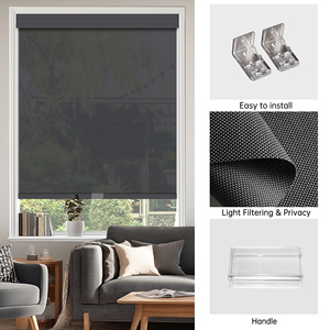 Fabricante de cortinas enrollables SAMADHI Factory, cortinas translúcidas suaves personalizadas para ventanas. - Product Image 4