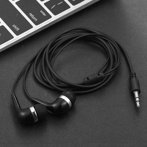Écouteurs intra-auriculaires jetables, oreillettes filaires, colorées, à bas prix, avec téléphone portable, pour l'entraînement, 50 pièces - Product Image 2
