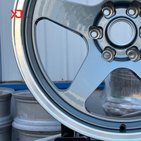 Jantes forgées monobloc à lèvre profonde gris usiné légères 18 19 20 21 22 23 24 5x114.3 5x112 pour FL5 GK5 GR86 BRZ