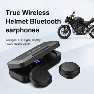 Wireless TWS Earphones with <b>Digital</b> Display Binaural Design Waterproof ANC for 5.0 for Helmet Use in Riding & Skidding - Product Image 3