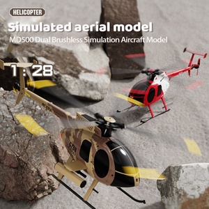 Helicóptero RC C189 Bird MD500, Escala 1:28, Eléctrico, de Plástico, con Doble Motor sin Escobillas, Simulación, Giroscopio de 6 Ejes, Modelo de Juguete - Product Image 3