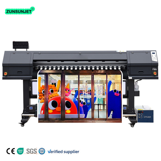 1.8m 2.5m 3.2m UV Plotter XP600 I3200 Printhead Large Format Roll to Roll LED UV Printer Digital Wide Format Printer