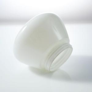 Venta caliente europeo de mediados de siglo ópalo blanco rayas verticales Pantalla de lámpara de alta calidad bola de cristal hecha a mano cubierta de luz moderna - Product Image 6