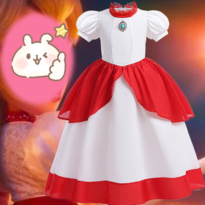 Disfraz de Halloween de Pinkie Pie de FSMKTZ, Vestido Rosa, Disfraz de Princesa Peach para Niñas - Product Image 2