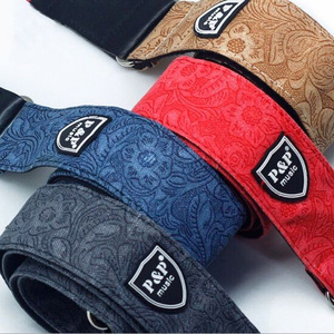 Correas Vintage para Guitarra Eléctrica, Correas Ajustables para Bajo, Correa de Guitarra Acústica de Algodón Puro Estilo Cowboy en Venta - Product Image 2
