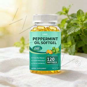 Huile de menthe poivrée en gélules à libération enterique, marque privée, 1000 mg, gélules d'huile de menthe poivrée, soutien digestif, 90 gélules - Product Image 6