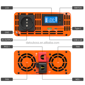 Onduleur Pur Sinus CA 1000W 24V Agréé TÜV CE pour Générateurs, Panneaux Solaires et Machines à Souder - Product Image 4