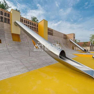 Tobogán de Tubo Personalizado Moetry, Tobogán de Túnel de Acero Inoxidable de Alta Calidad para Parques de Diversiones, Juegos Infantiles al Aire Libre y Uso Comercial - Product Image 3