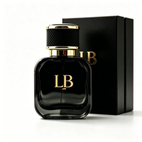 Flacon de parfum vide carré de luxe personnalisable, 50 ml et 100 ml, très vendu, peut être livré avec un emballage en boîte