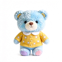 OEM ODM Personnalisé Ours Bleu Fabricant Fournisseur Direct d'Usine Animaux en Peluche Jouets en Peluche pour Marques Vente en Gros