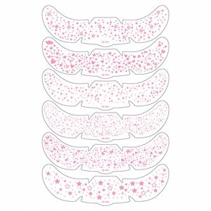 Holographic Multichrome Glitter Freckles Temporary Tattoo Waterproof Sparkle Face Body White Paper Patches - Product Image 3