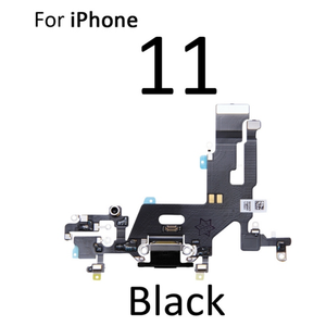 Câble flexible de charge pour <span class=keywords><strong>iPhone</strong></span> <span class=keywords><strong>11</strong></span> Pro Max prise USB connecteur de quai de Port de chargeur avec micro casque prise Audio câble flexible - Product Image 4