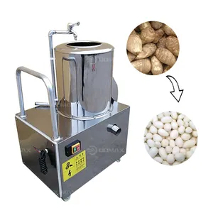 High Speed Vegetable Potato Washer Peeler Machine Taro Carrot Washing Cleaning Peeling Machine