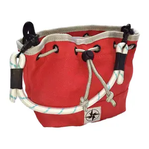 OEM Modern Design durable handbag Polyester Cotton indoor Adjustable Bucket Orange Bags for women
