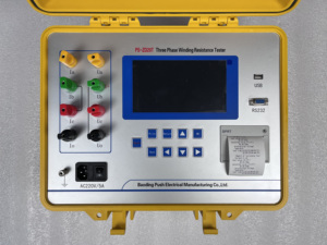 Testeur de résistance de transformateur triphasé PUSH Electrical 20A PS-ZD20T, testeur de bobinage de transformateur - Product Image 6