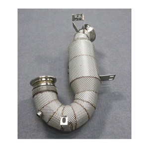 Easy to Install 304 Catted Downpipe Exhaust for Benz GT50 GT53 E53 2019+ 3.0T,Maximum Performance for High-Speed Driving - Product Image 3