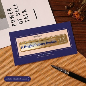 Marque-pages créatifs en métal ajouré, logo personnalisé, clips de lecture sur mesure, petits cadeaux culturels, vos propres designs - Product Image 6