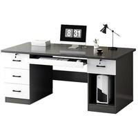 Bureau d'ordinateur en bois personnalisé pour le bureau à domicile avec tiroir, support pour processeur, refroidissement, grand bureau de travail