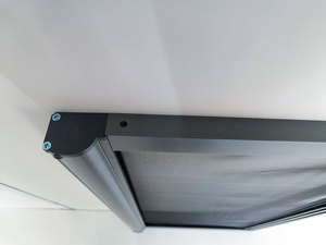 Ventana Plegable Retráctil Moderna <span class=keywords><strong>para</strong></span> Terraza y Balcón con <span class=keywords><strong>Malla</strong></span> de Nailon Antimosquitos y Ventilación Máxima <span class=keywords><strong>para</strong></span> Cocina y Baño - Product Image 3
