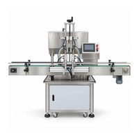 Machine de remplissage de liquides automatique à double tête avec pompe à engrenages servo JL-2T, emballage en bois