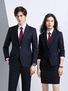 Vestido profesional para hombres y mujeres <span class=keywords><strong>Ropa</strong></span> de trabajo <span class=keywords><strong>formal</strong></span> transpirable para gerentes de Banco Empleados Ejecutivos Trajes DE TRABAJO ejecutivos - Product Image 2