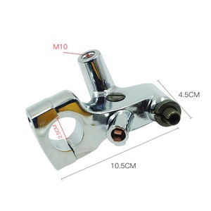 Kit de Soporte para Espejos Retrovisores de Motocicleta, Acabado Negro y Plateado, para Modificación de Manillar de <span class=keywords><strong>Honda</strong></span>, KTM y Suzuki - Product Image 5