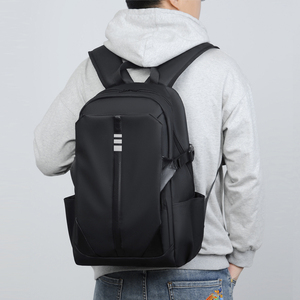 Men's Large-Capacity Multi-Functional Laptop <b>Backpack</b> Fashionable Business Commuting Bag for Casual Travel Zipper Closure - Product Image 6
