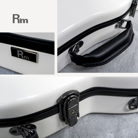 Étui rigide en cuir pour guitare électrique Les Paul, sac d'instrument de musique en contreplaqué, fermeture à loquet étanche GUA, modèle de guitare basse RM