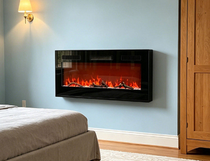 Cheminée électrique 3D à effet de flamme, 3-en-1 (autonome/insertion/murale) avec télécommande, chauffage pour hôtel et usage domestique, <span class=keywords><strong>60</strong></span> pouces - Product Image 3
