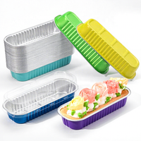 Moule à pain rectangulaire moule à cupcake papier d'aluminium gâteau four de cuisson jetable Mini tasse à gâteau