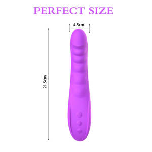 Vibratore Telescopico Femminile a Inserimento Diretto, Massaggiatore Punto G, Masturbatore Femminile, Dildo Vibrante - Product Image 2