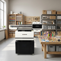 Impresora UV LED Comercial 6040, Impresora de Inyección de Tinta UV 6090 con Doble Cabezal de Impresión TX800/XP600 para Impresión de Etiquetas, Tarjetas de Identificación, Logotipos