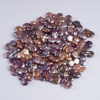 Perles d'eau douce naturelles en forme de 8, 10-13 mm x 19-23 mm, sans trou, certifiées par un tiers, pour la fabrication de bijoux