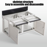 Lampe LED Acrylique Bureau Console d'ordinateur Bureau de surveillance Centre de commande de sécurité Station de travail Table Mobilier Bureau du personnel