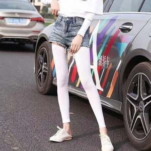 Couvre-jambes respirants anti-UV, manchons de jambe en soie glacée respirants à séchage rapide, leggings de sport pour la course à pied, couvre-jambes anti-UV - Product Image 6