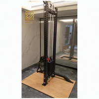 Machine à poulie à câble unique ZY, station de musculation compacte et réglable avec pile de poids pour salle de sport commerciale
