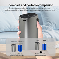 Diffuseur d'air sans eau rechargeable par USB pour la maison, 20 ml, vaporisateurs d'air naturels purs, nébuliseur à capteur, diffuseur d'arômes