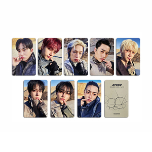 <span class=keywords><strong>KPOP</strong></span> ATEEZ 8 pièces/ensemble Photocard brillant style coréen Mingi Seongha Yeosang Yunho San GOLDEN HOUR PART.4 Album Carte Selfie Cadeau pour fans - Product Image 5