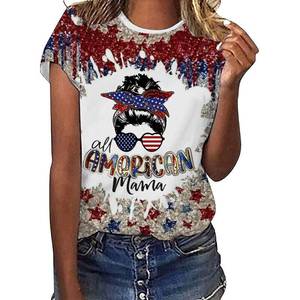 Hot Sale Custom <strong>Cowgirl</strong> <strong>Shirts</strong> Women Casual Short Sleeves T-<strong>shirts</strong> Graphic Tees Tops - Product Image 5