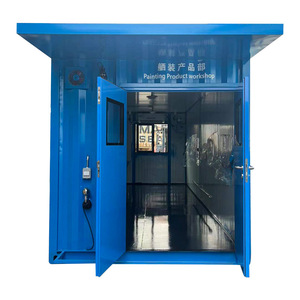 Conteneur en acier pour atelier de peinture, conteneur emboîtable, revêtement en poudre imperméable, stockage industriel - Product Image 1