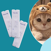 Kit de test rapide d'anticorps pour la périarthrite infectieuse féline (FIP) et le coronavirus félin (FCoV) sur sang total, plasma, sérum ISO13485 OEM ODM Vétérinaire
