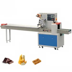 small bag packing machine chocolate wrapping pillow packing machine biscuit packaging machine