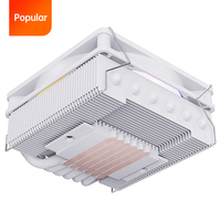 SNOWMAN 2024 Pendingin CPU Ultra Tipis untuk Casing ITX Bersertifikasi CE Produsen Profesional 6 Pipa Pendingin CPU Am5