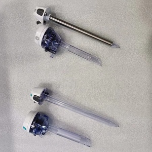 Trocares y cánula, endoscopio médico quirúrgico, trócar laparoscópico, sin cuchilla, con hoja óptica, diseño de Venta caliente - Product Image 3