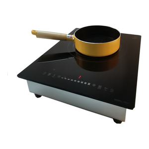 Cuisinière à induction magnétique électrique 2200W, compacte, étanche, avec écran tactile, pour fondue et wok, usage domestique - Product Image 4