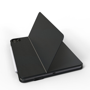 Claviers magnétiques magiques pour <span class=keywords><strong>iPad</strong></span>, étui clavier en cuir PU avec support flottant, rétroéclairé, <span class=keywords><strong>coque</strong></span> intelligente - Product Image 3