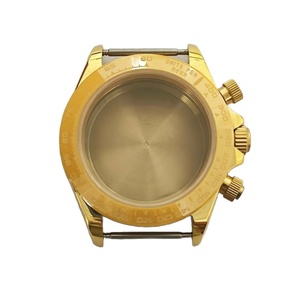 Montre mécanique multifonction avec boîtier en acier inoxydable bleu de 39 mm, logo personnalisé, miroir de trésor, accessoires compatibles avec le mouvement VK63 - Product Image 5