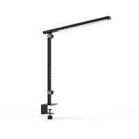 Lampe de table LED professionnelle 18W, CRI 95 Ra élevé, lumière de lecture pour le dessin technique et l'étude des étudiants avec mode minuterie