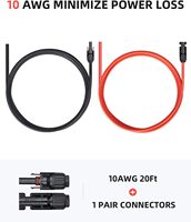Solar-DC-Photovoltaik-Kabel Schwarz Rot XLPE-Isoliert Industrielles Verzinntes Kupfer